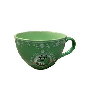 M&M World Green Miss Coffee Tea Mug 2007